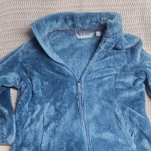 Free Country Blue Fleece Jacket women's size Large